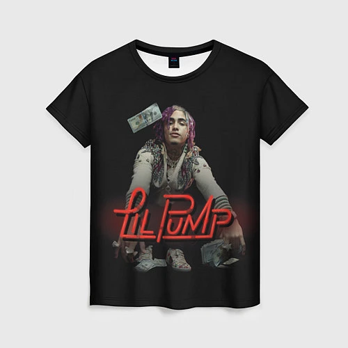 Женская футболка Lil Pump / 3D-принт – фото 1