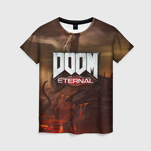 Женская футболка DOOM: Eternal / 3D-принт – фото 1