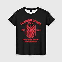 Женская футболка Training Corps est. 2009