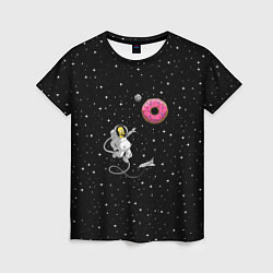 Женская футболка Homer Spaceman