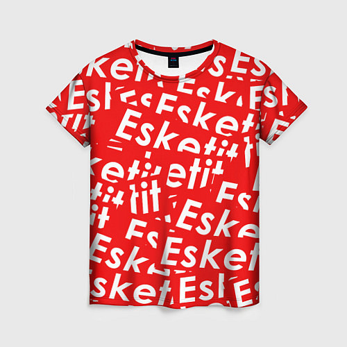 Женская футболка Esketit Pattern / 3D-принт – фото 1