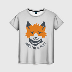 Женская футболка Hello Fox