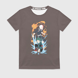 Футболка женская Deku & Shouto, цвет: 3D-принт