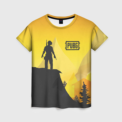 Женская футболка PUBG: Sunrise / 3D-принт – фото 1