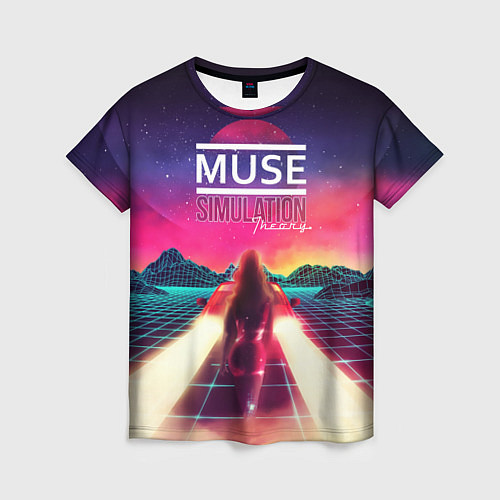 Женская футболка Muse: Simulation Theory / 3D-принт – фото 1