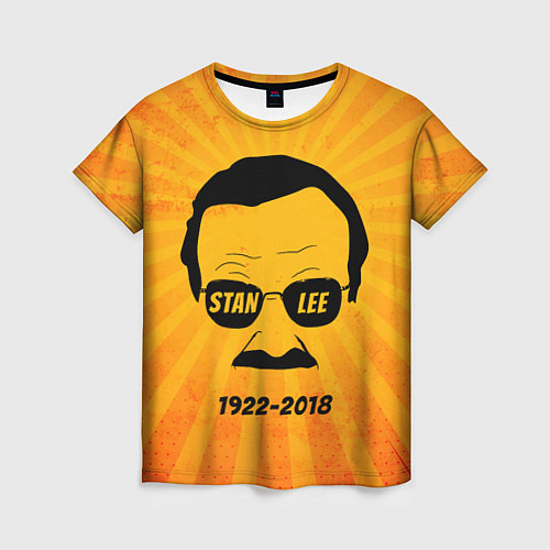 Женская футболка Stan Lee 1922-2018 / 3D-принт – фото 1