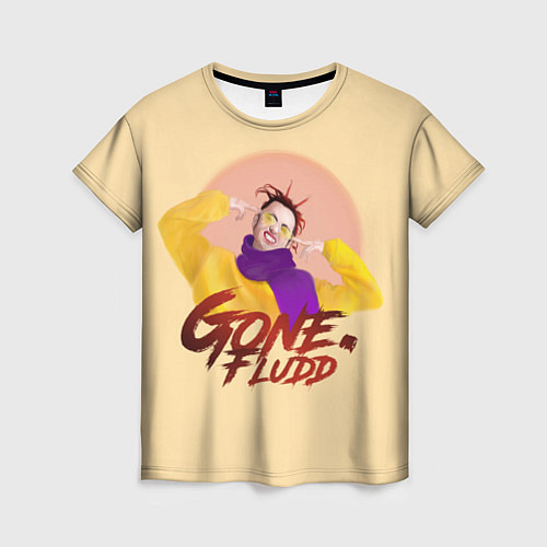 Женская футболка Gone Fludd / 3D-принт – фото 1