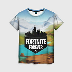 Женская футболка Fortnite Forever