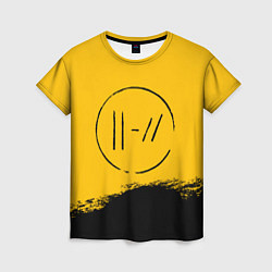 Женская футболка 21 Pilots: Yellow Logo