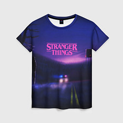Женская футболка Stranger Things: Neon Road