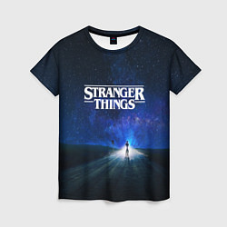 Женская футболка Stranger Things: Road Light