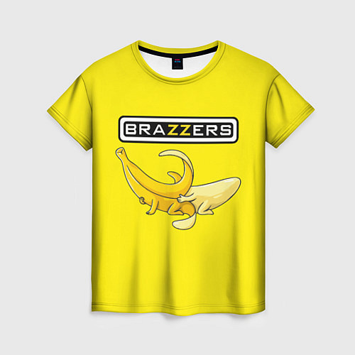 Женская футболка Brazzers: Yellow Banana / 3D-принт – фото 1