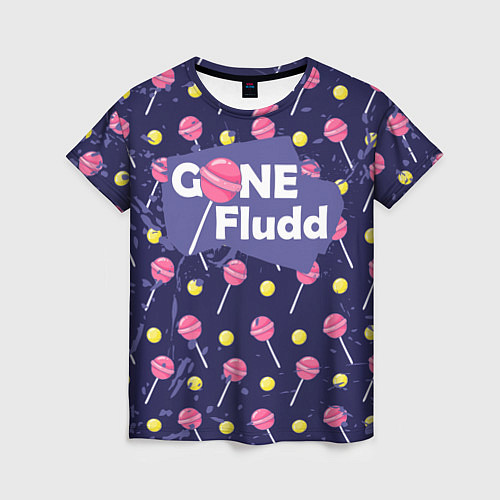 Женская футболка GONE Fludd / 3D-принт – фото 1
