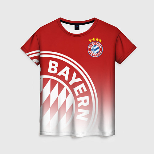Женская футболка ФК Бавария / 3D-принт – фото 1