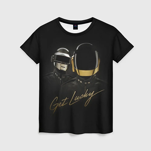 Женская футболка Daft Punk: Get Lucky / 3D-принт – фото 1