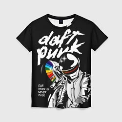 Футболка женская Daft Punk: Our work is never over, цвет: 3D-принт