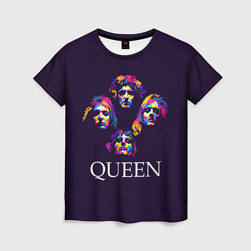 Женская футболка Queen: Fan Art / 3D-принт – фото 1