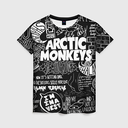 Женская футболка Arctic Monkeys: I'm in a Vest / 3D-принт – фото 1