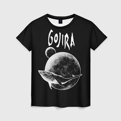 Женская футболка Gojira: Space / 3D-принт – фото 1