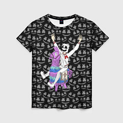 Женская футболка Marshmello x Llama