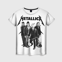 Женская футболка Metallica