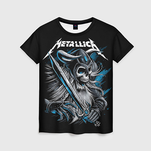 Женская футболка Metallica / 3D-принт – фото 1