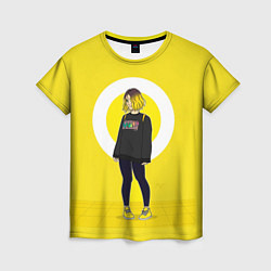 Женская футболка Tessa: Yellow Fashion