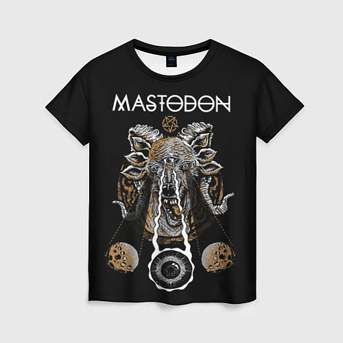 Женская футболка Mastodon / 3D-принт – фото 1