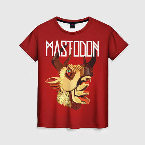 Женская футболка Mastodon: Leviathan / 3D-принт – фото 1