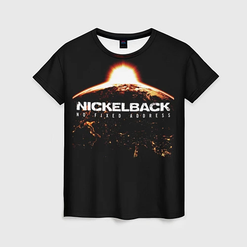 Женская футболка Nickelback: No Fixed Addres / 3D-принт – фото 1