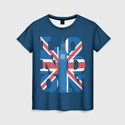Женская футболка London: Great Britain