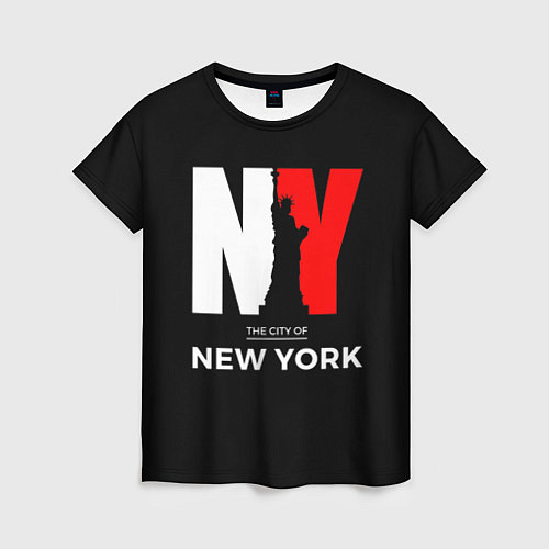 Женская футболка New York City / 3D-принт – фото 1