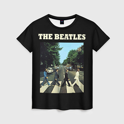 Женская футболка The Beatles: Abbey Road / 3D-принт – фото 1