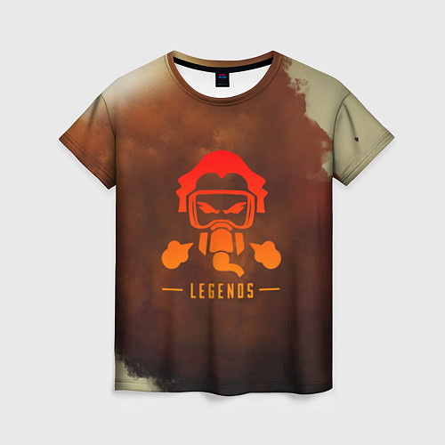 Женская футболка Apex Legends: Caustic Logo / 3D-принт – фото 1