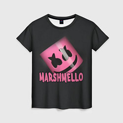 Футболка женская Marshmello, цвет: 3D-принт