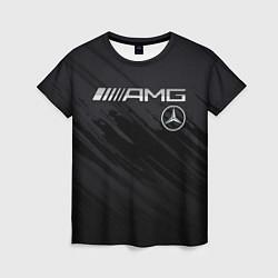 Футболка женская Mercedes AMG, цвет: 3D-принт