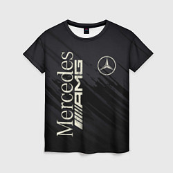 Футболка женская Mercedes AMG: Black Edition, цвет: 3D-принт