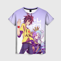 Футболка женская No Game No Life, цвет: 3D-принт