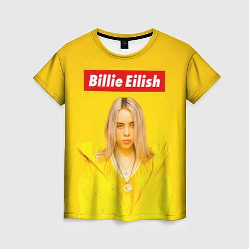 Женская футболка Billie Eilish: MyBoi / 3D-принт – фото 1