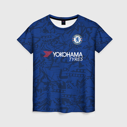 Женская футболка Chelsea home 19-20 / 3D-принт – фото 1