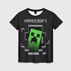 Женская футболка Minecraft Creeper