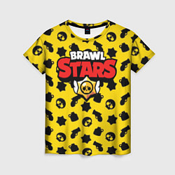 Женская футболка Brawl Stars: Yellow & Black