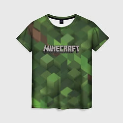 Женская футболка MINECRAFT FOREST