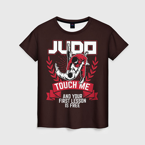 Женская футболка Judo: Touch Me / 3D-принт – фото 1