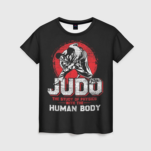Женская футболка Judo: Human Body / 3D-принт – фото 1