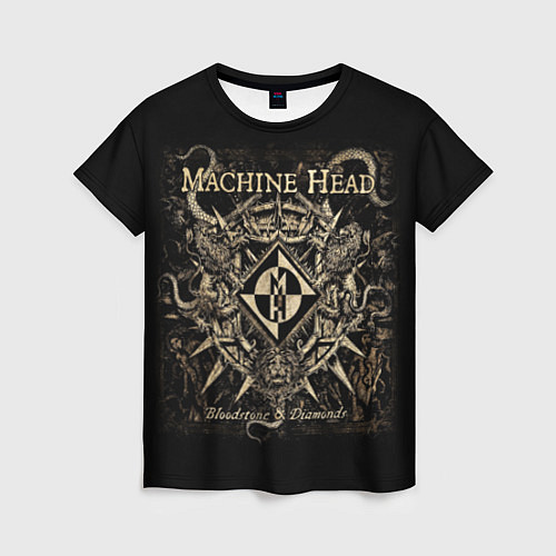 Женская футболка Machine Head / 3D-принт – фото 1