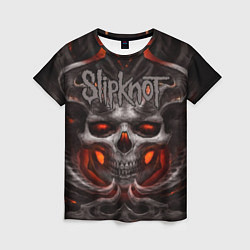 Футболка женская Slipknot: Hell Skull, цвет: 3D-принт