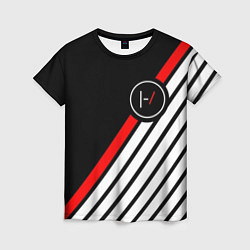 Женская футболка 21 Pilots: Black Logo