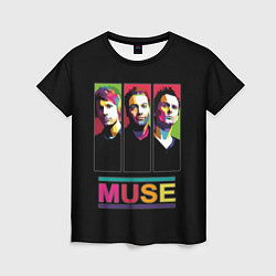 Женская футболка Muse pop-art