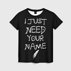 Женская футболка Your name